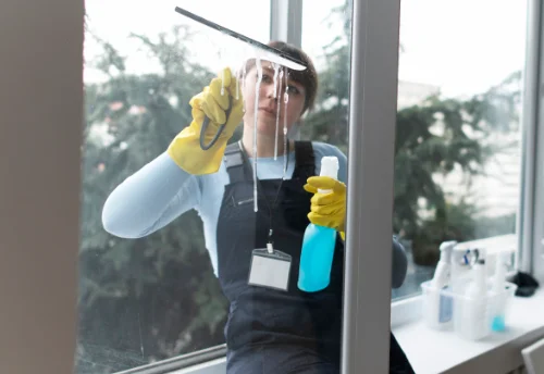 Nettoyage de vitres intérieures et extérieures à Brûlain